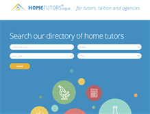 Tablet Screenshot of hometutors.org.uk
